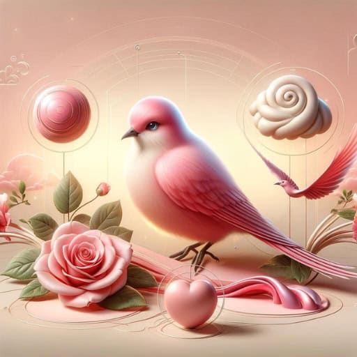 Infographic of the pink bird dream meanings