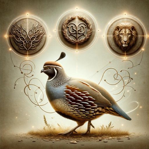 Infographic of the quail dream meanings