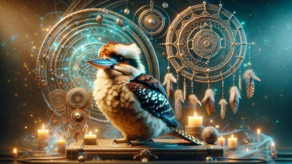 Spiritual representation of the kookaburra