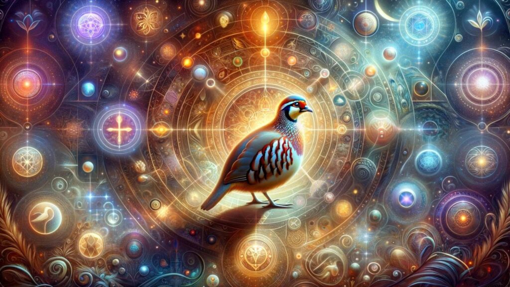 Spiritual representation of the partridge