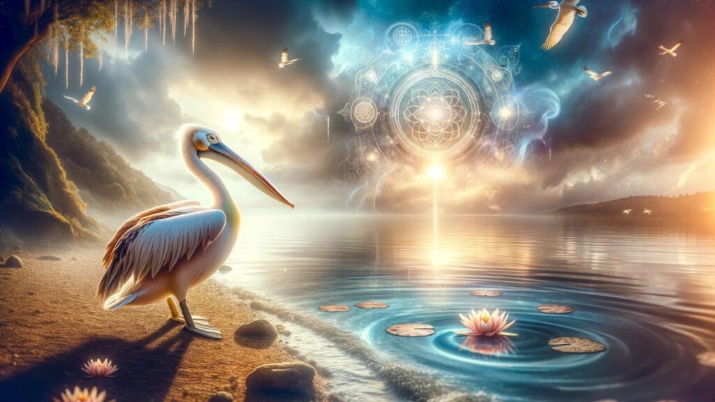 Spiritual representation of the pelican