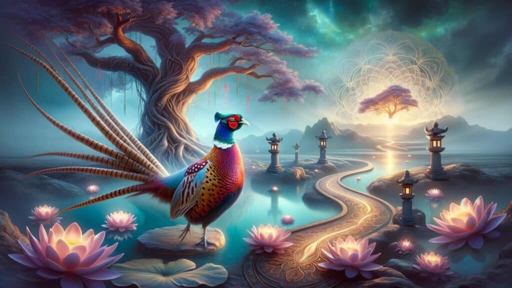 Spiritual representation of the pheasant