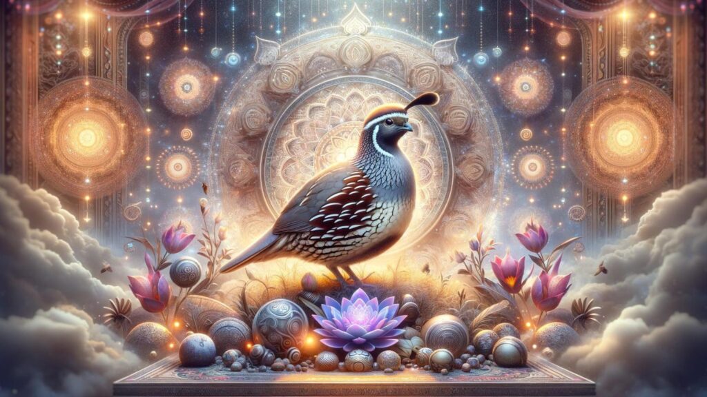 Spiritual representation of the quail