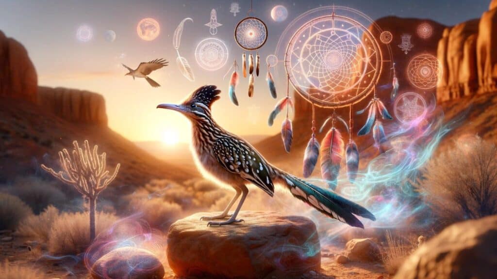 Spiritual representation of the roadrunner