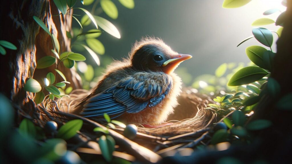 A baby bird