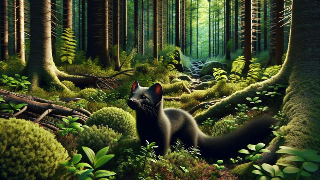 A black marten