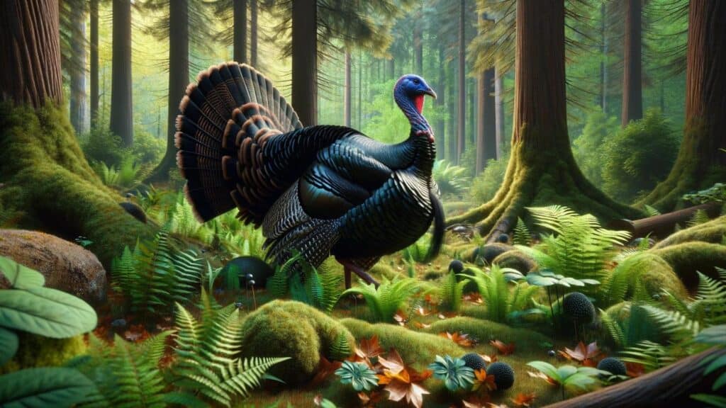 A black turkey