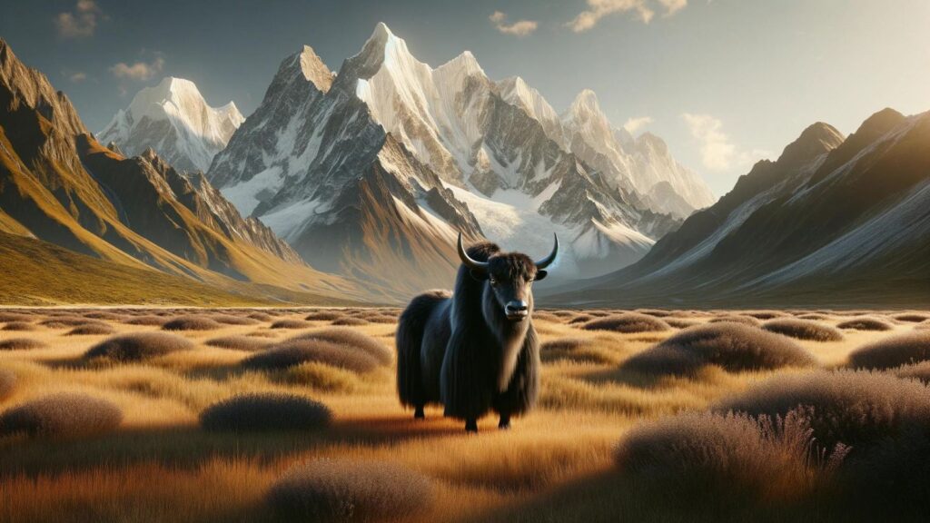 A black yak