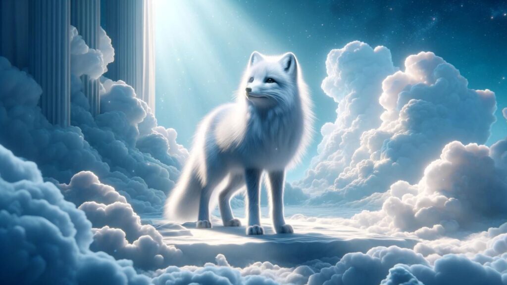 Biblical representation of the arctic fox