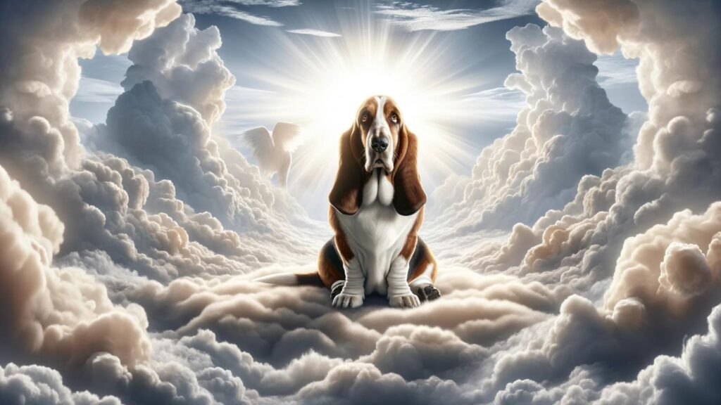 Biblical representation of the basset hound