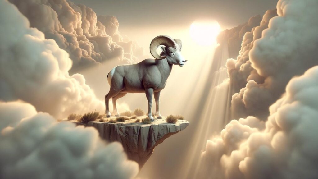 Biblical representation of the bighorn sheep