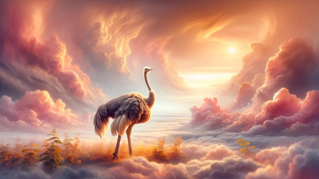 Biblical representation of the ostrich