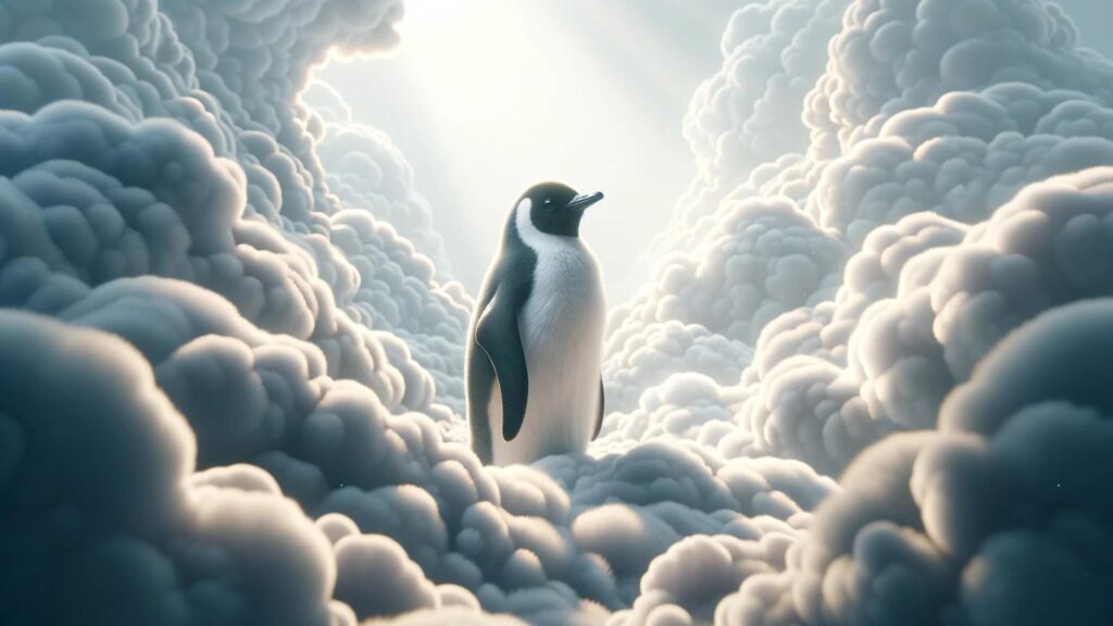 Biblical representation of the penguin
