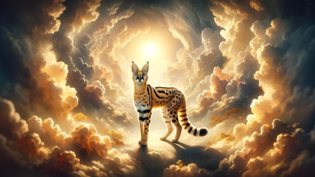 Biblical representation of the serval