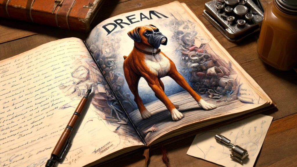 Dream journal about the boxer dog
