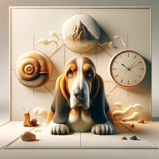 Infographic of the basset hound dream meanings