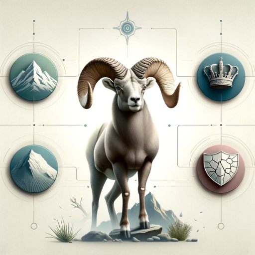 Infographic of the bighorn sheep dream meanings