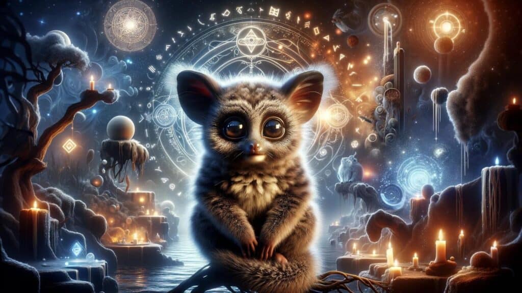 Spiritual representation of the bush baby