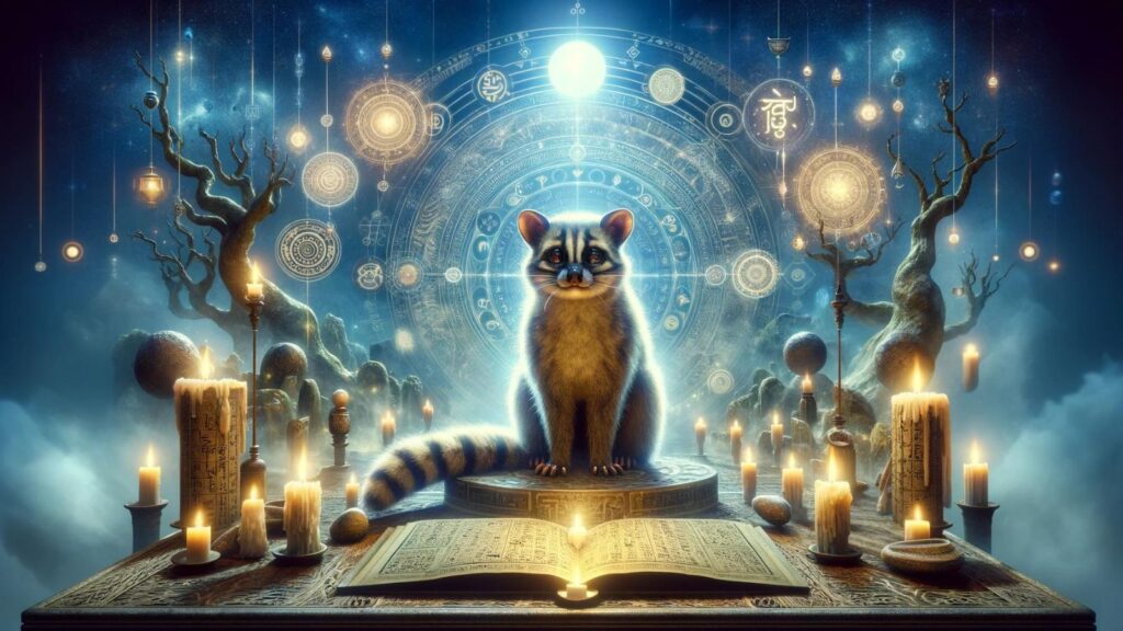 Spiritual representation of the civet cat