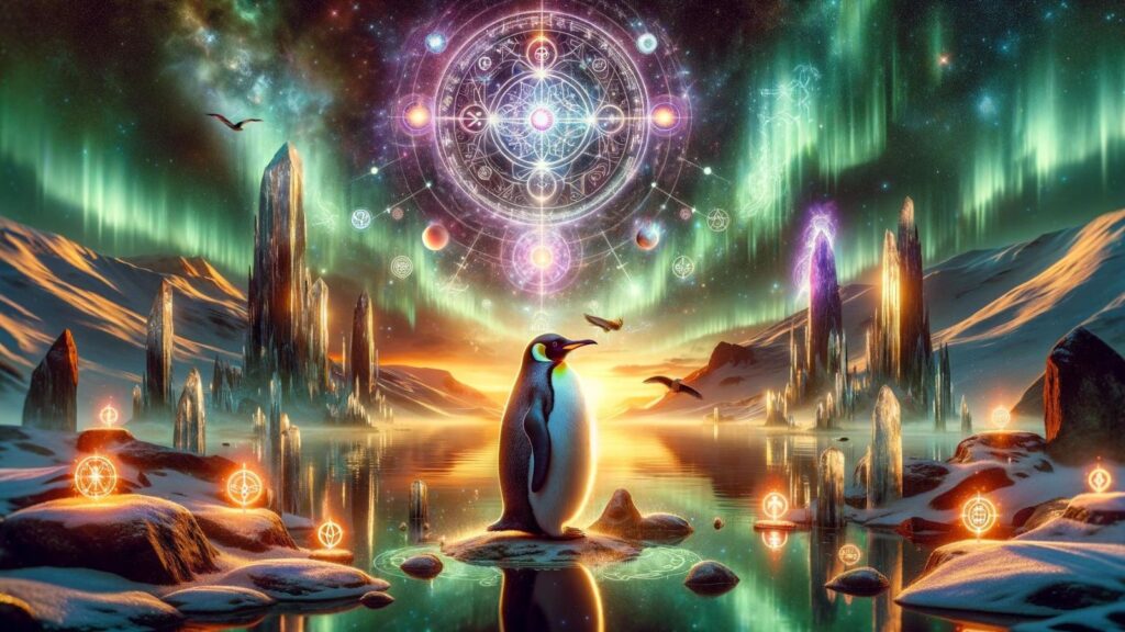 Spiritual representation of the penguin