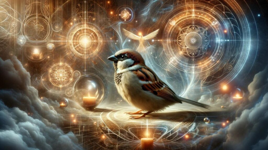 Spiritual representation of the sparrow