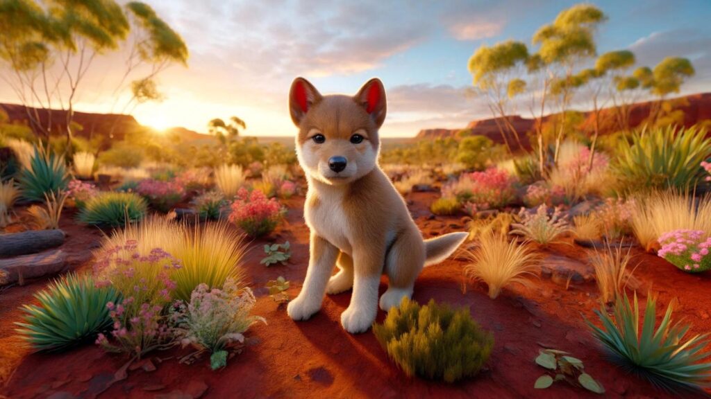 A baby dingo