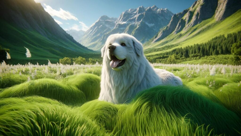 A large Great Pyrenees