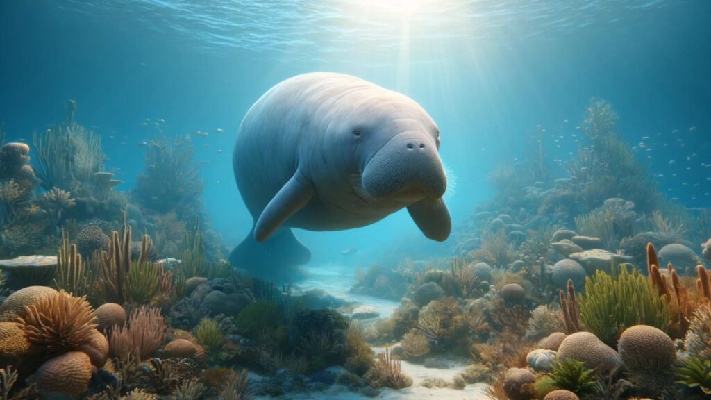 A large dugong