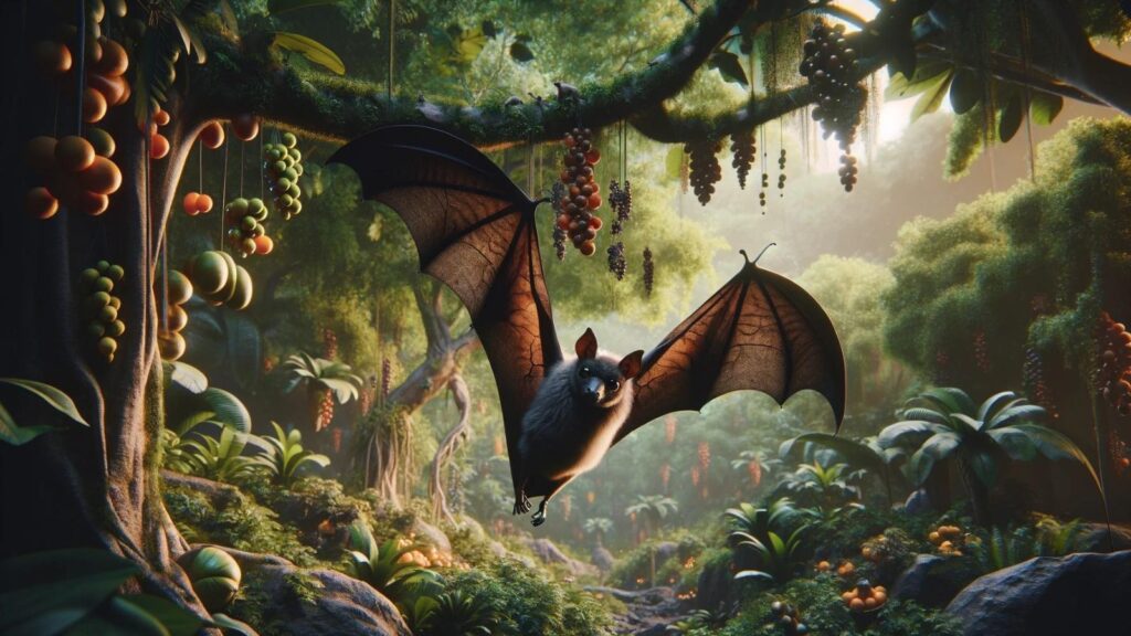 A large fruit bat