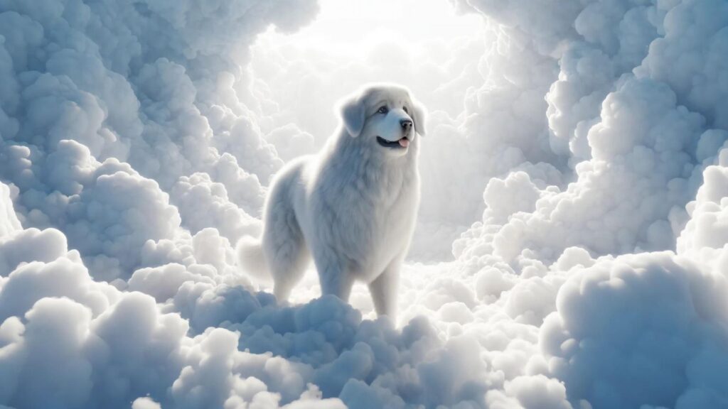 Biblical representation of the Great Pyrenees