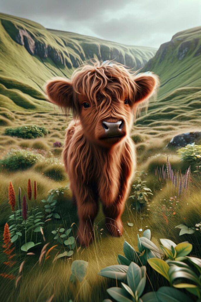 Dream about a baby highland cow