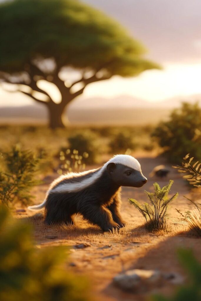 Dream about a baby honey badger