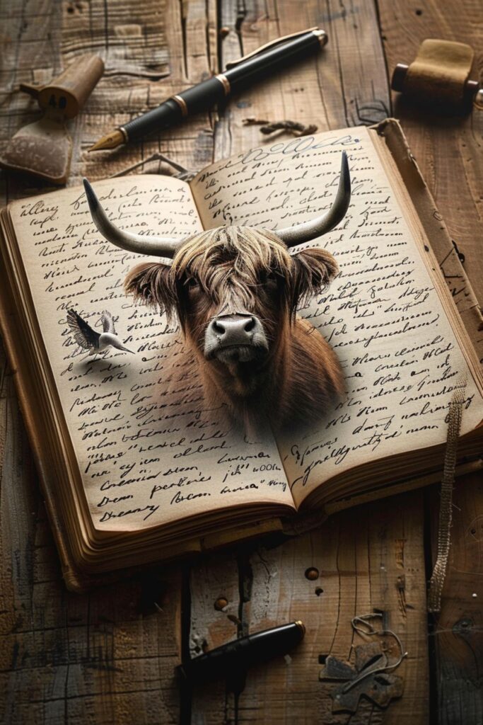 Dream journal about the highland cow