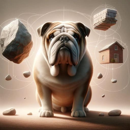 Infographic of the English bulldog dream meanings