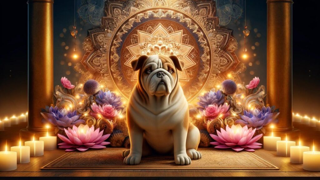Spiritual representation of the English bulldog