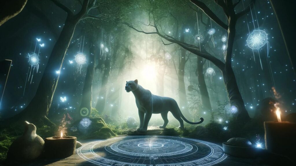 Spiritual representation of the Florida panther