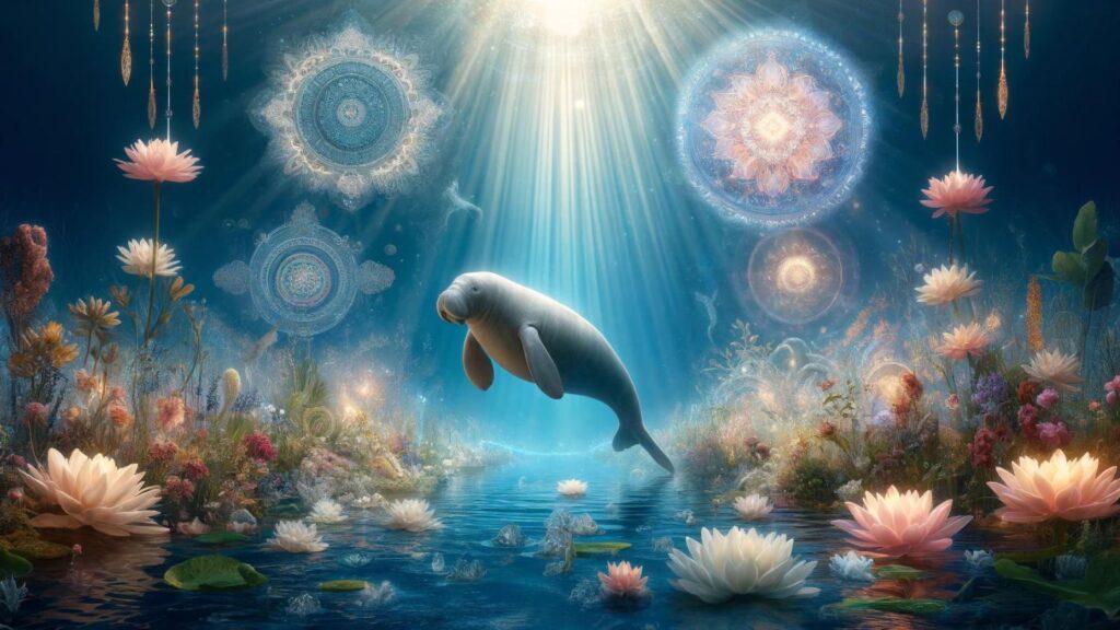Spiritual representation of the dugong