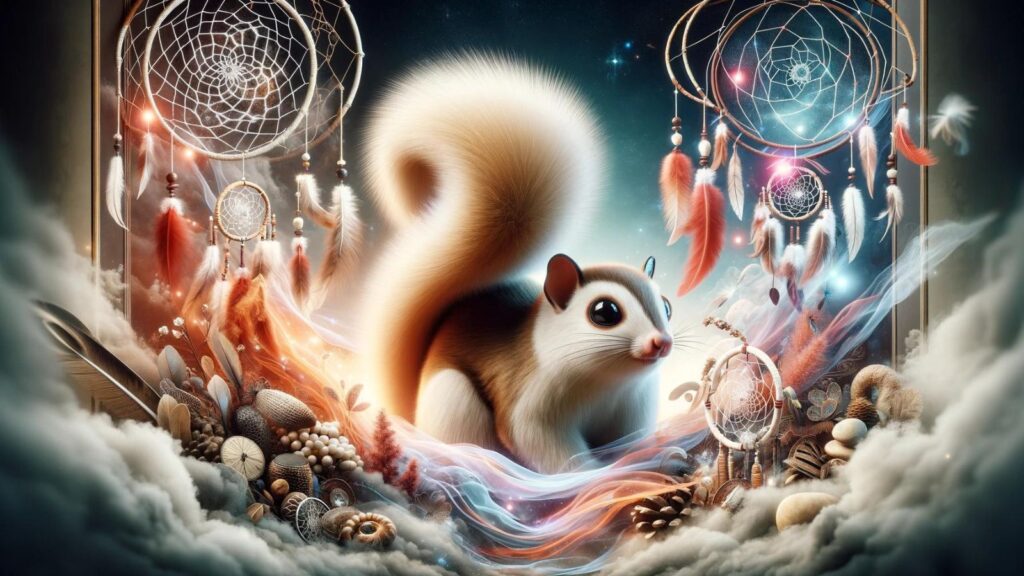 Spiritual representation of the flying squirrel