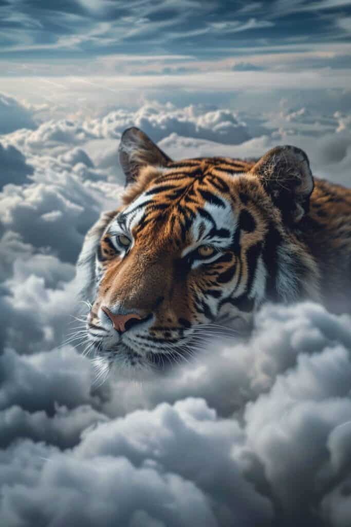 A Bengal tiger biblical representation