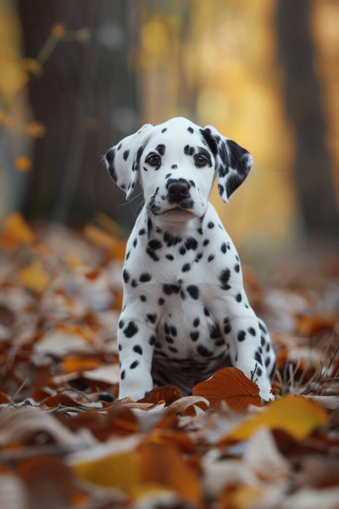 A Dalmatian puppy