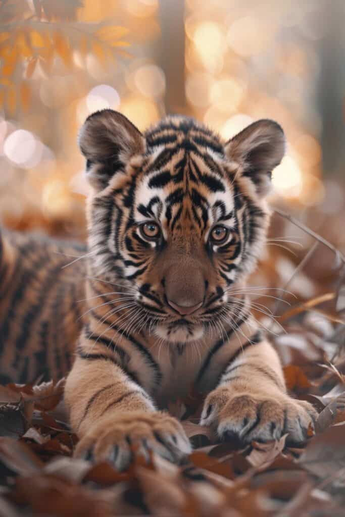 A baby Bengal tiger