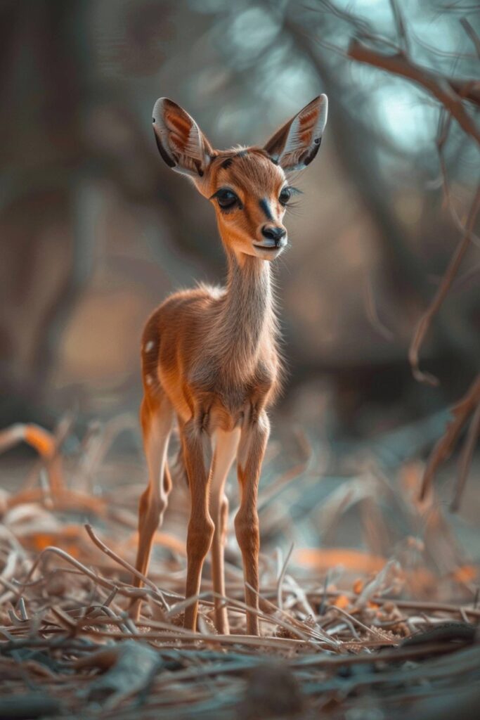 A baby antelope