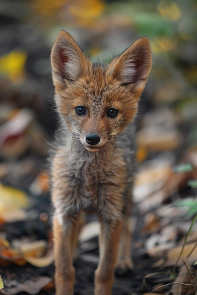 A baby jackal