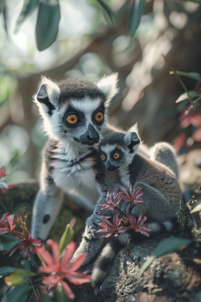 A baby lemur