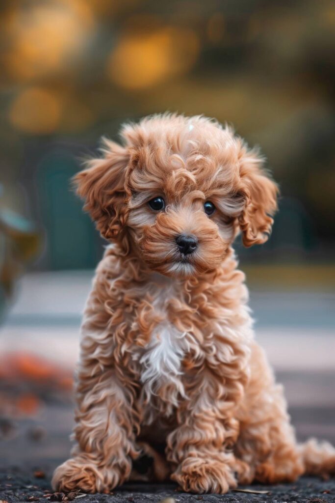 A baby poodle