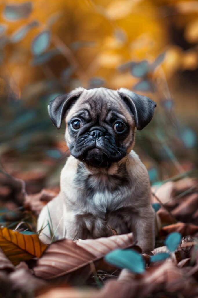 A baby pug