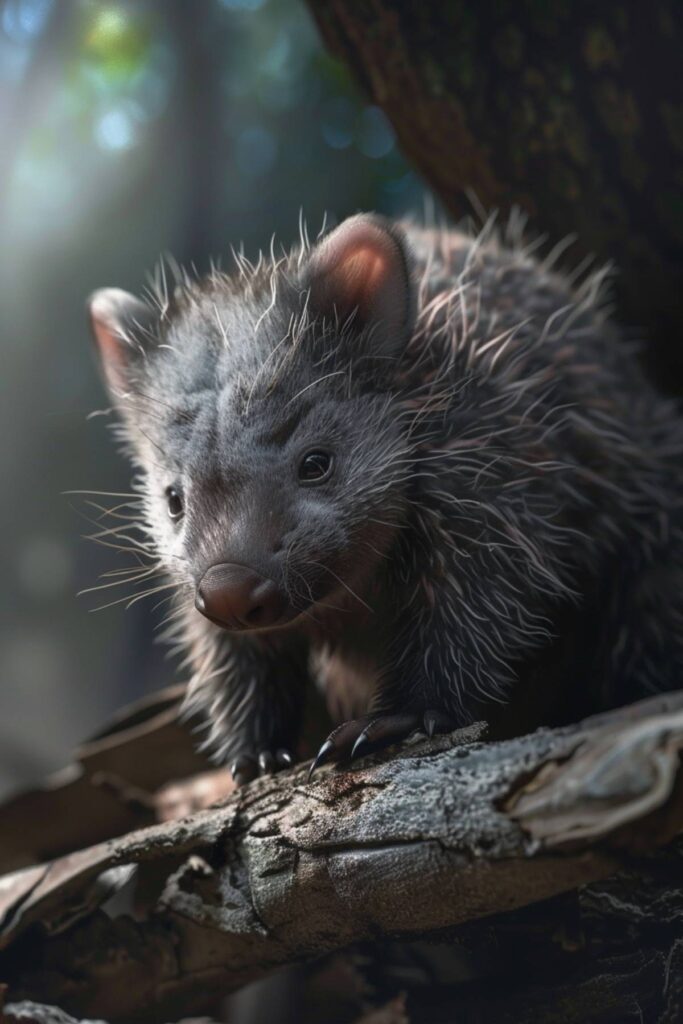 A baby wombat