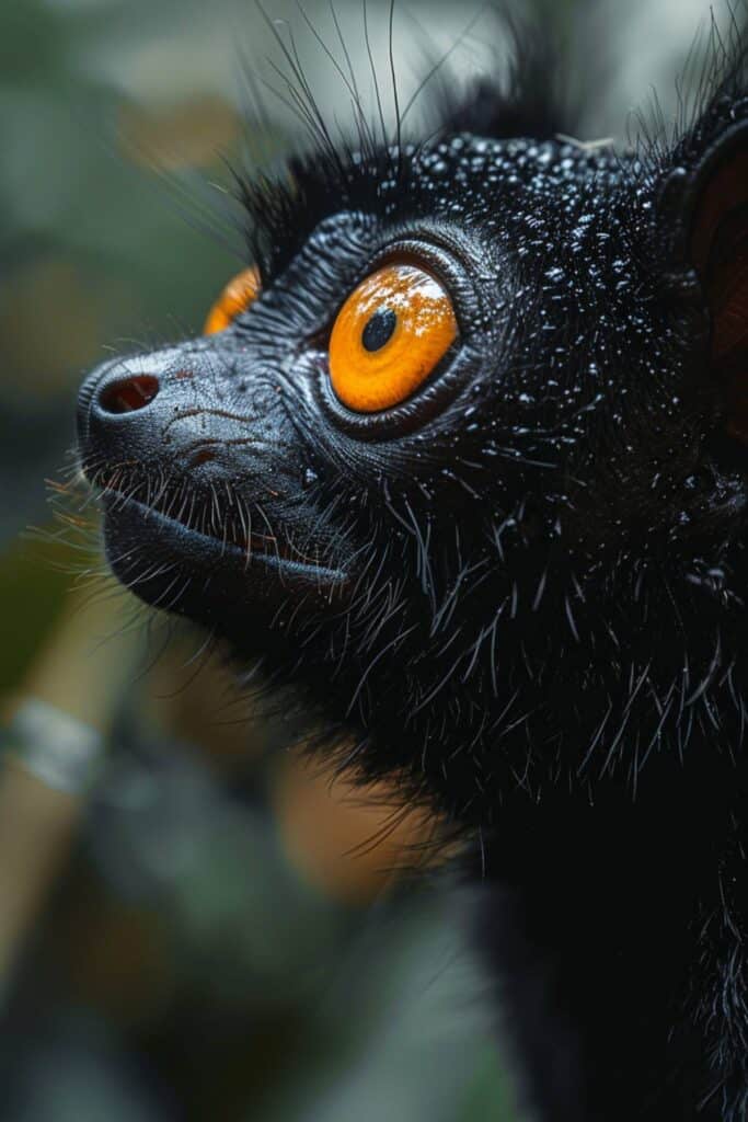 A black tarsier