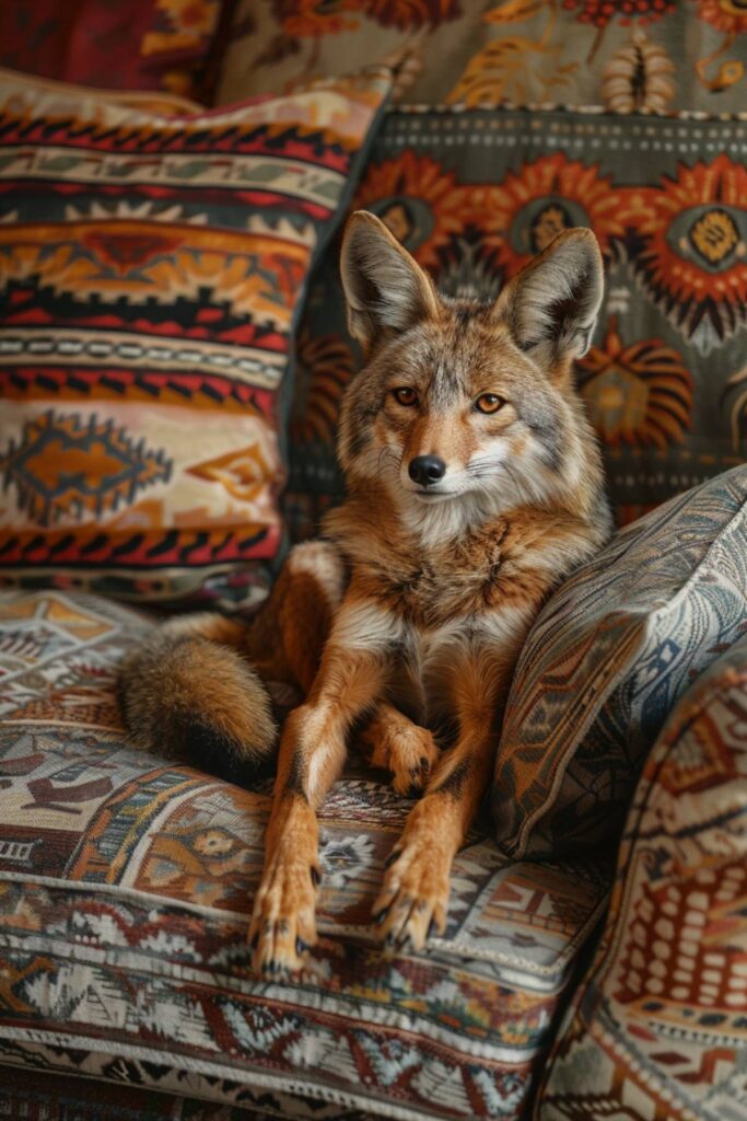 A jackal in the house