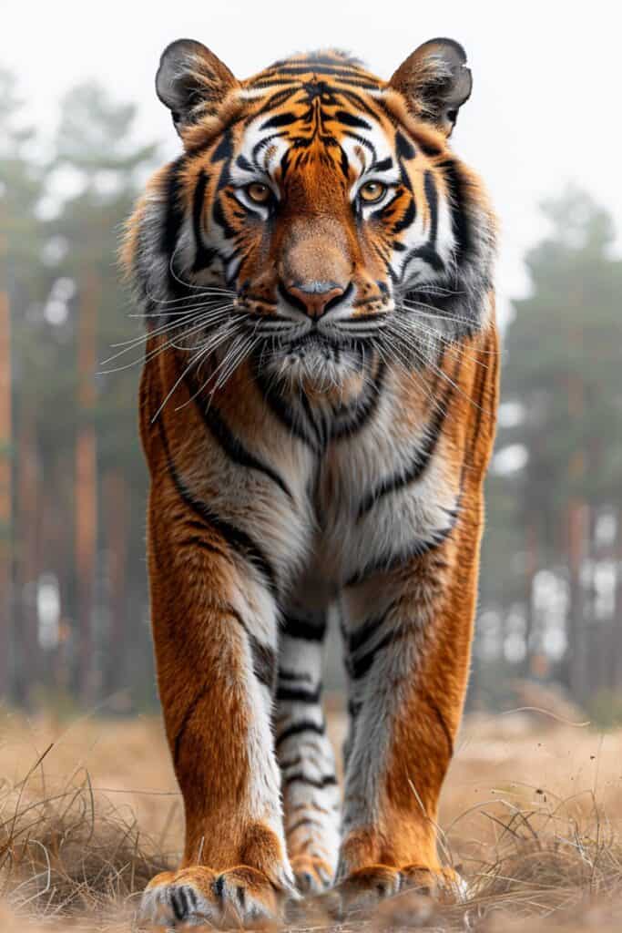 A large Bengal tiger